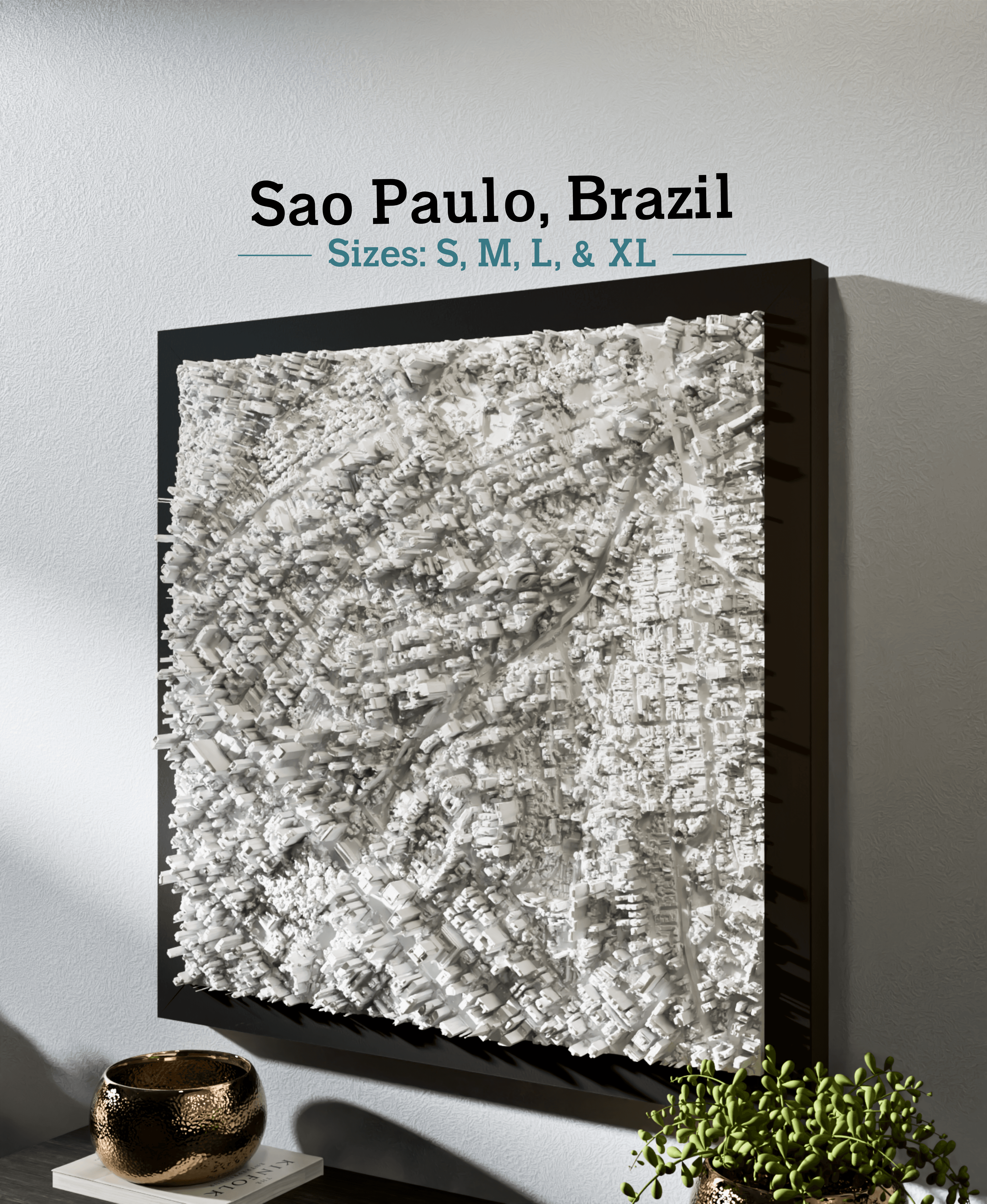 Sao Paulo, Brazil - S, M, L, & XL 3d model