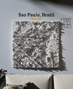 Sao Paulo, Brazil - S, M, L, & XL 3d model