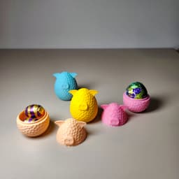 Egg Piggy Gift Box 3d model