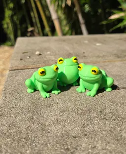 3DL Frogs 3d model