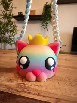 Cat Head Bag 3d model