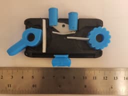 4 Way Fidget Block 3d model