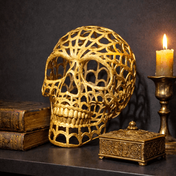 LATTICE SKULL SCULPTURE 3d model