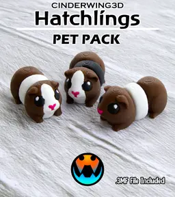 Guinea Pig - Hatchling 3d model