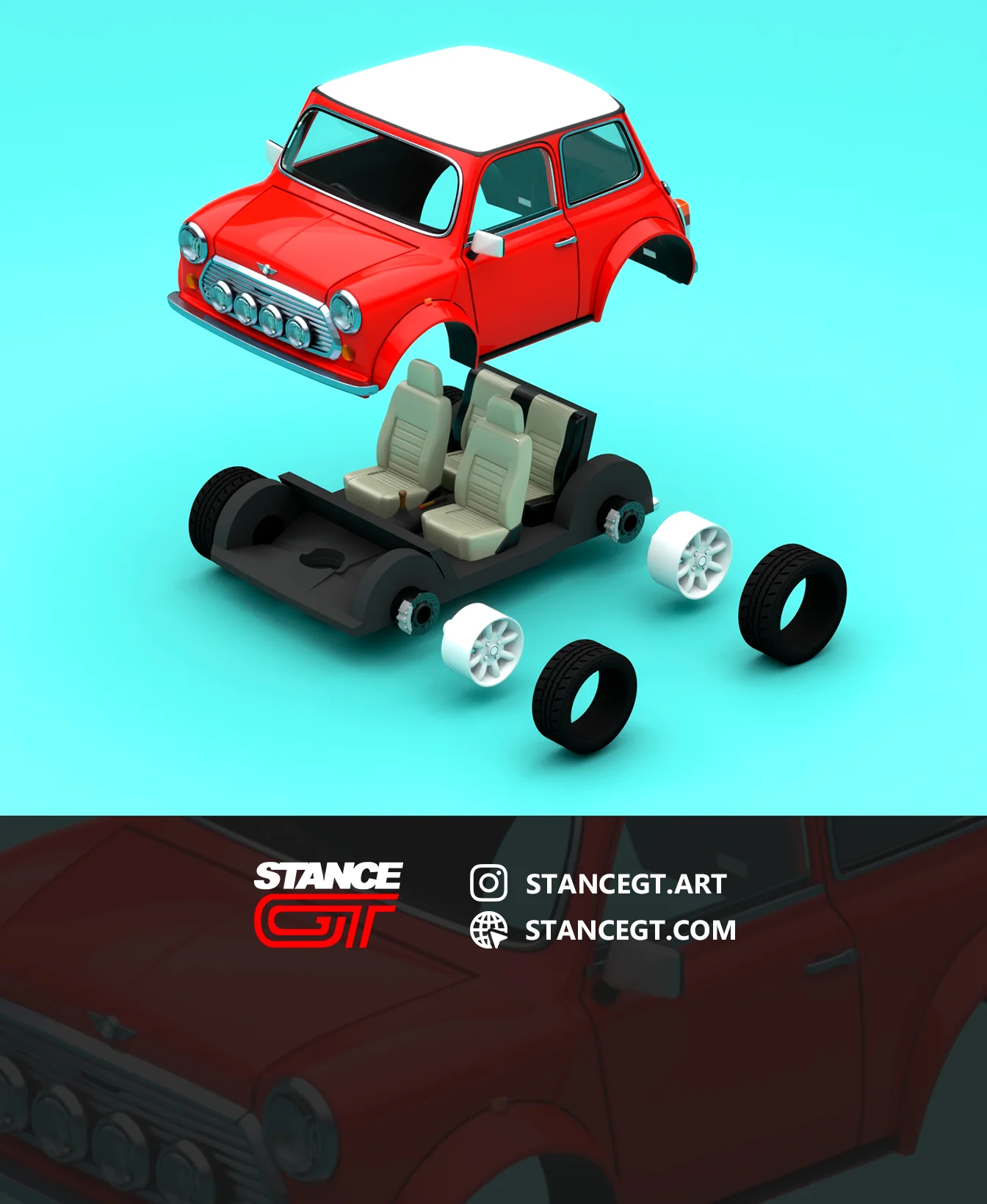 M Cooper Sports Pack | Model Kit Car 3d model