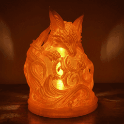 Fox Spirit Orb Lamp 3d model