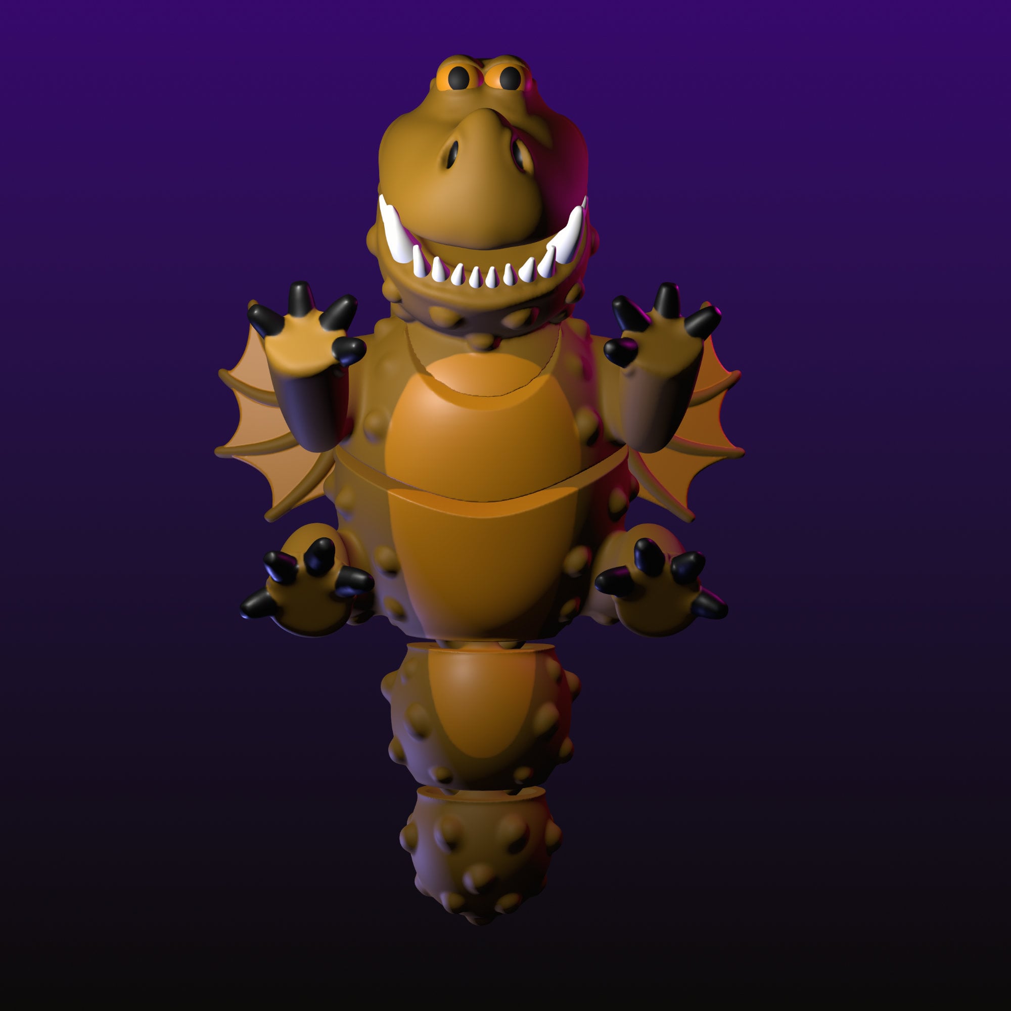 Rumblechomp the Boulder Dragon 3d model