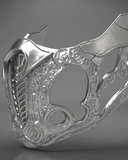 Sub-Zero's Mask - Mortal Kombat 3d model