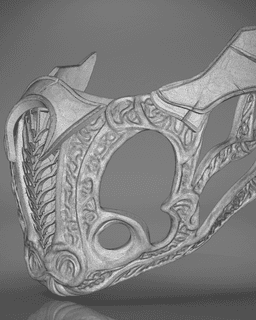 Sub-Zero's Mask - Mortal Kombat 3d model