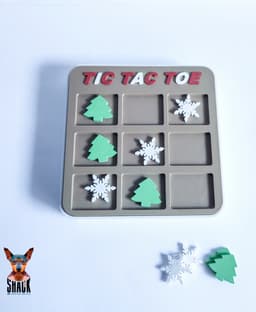 Tic Tac Toe (Christmas Edition) 3d model