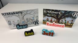 R7Makers Personalized Photo Holder Kit | 150+ Names Included | Etsy Business in a Box 3d model