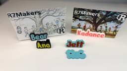 R7Makers Personalized Photo Holder Kit | 150+ Names Included | Etsy Business in a Box 3d model