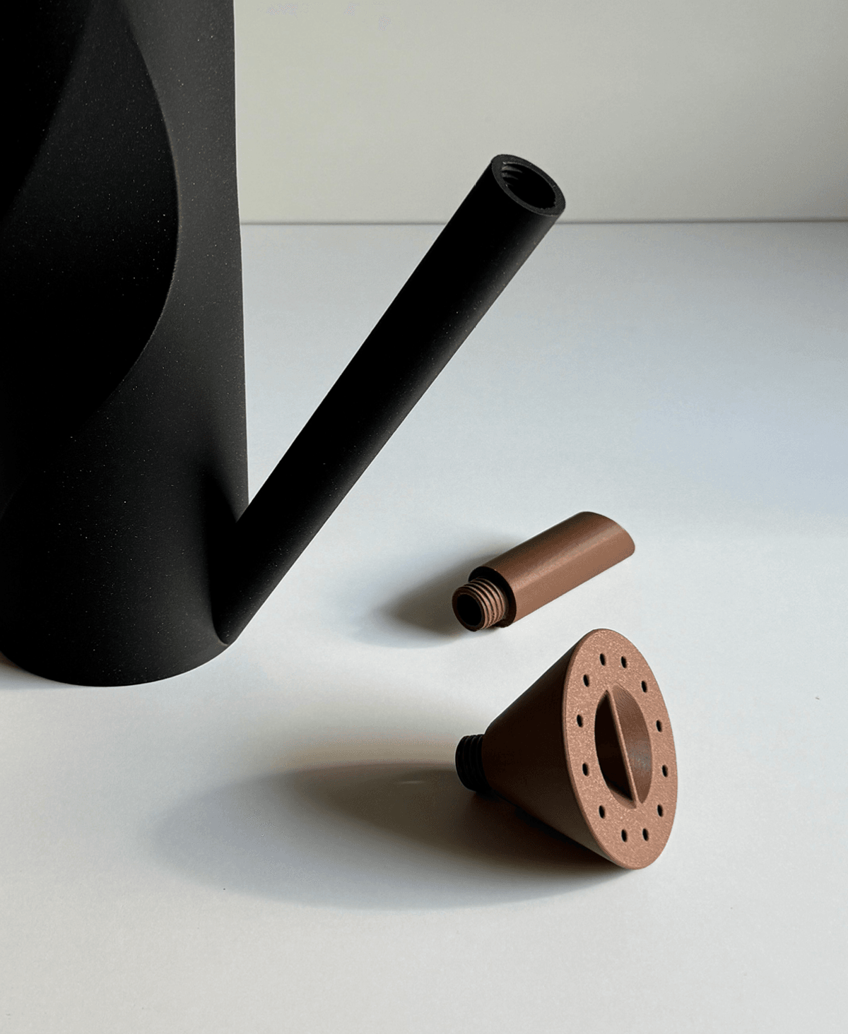 Torque, watering can with interchangeable tips. 3d model