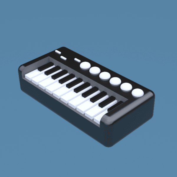 Keyboard Mockup 3d model