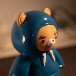 Hoodie Bear 3d model