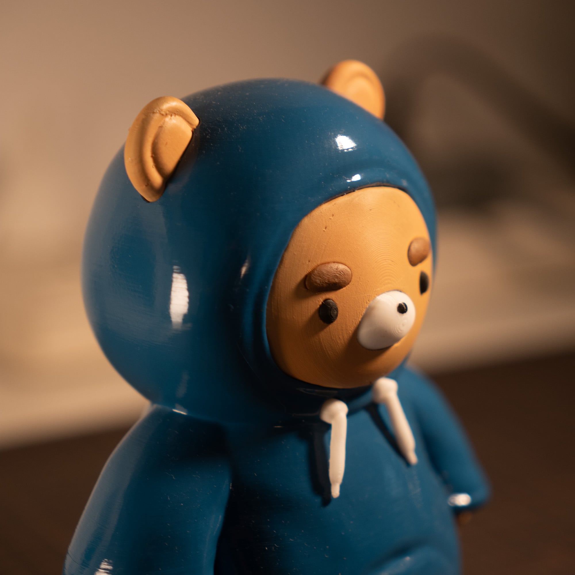 Hoodie Bear 3d model
