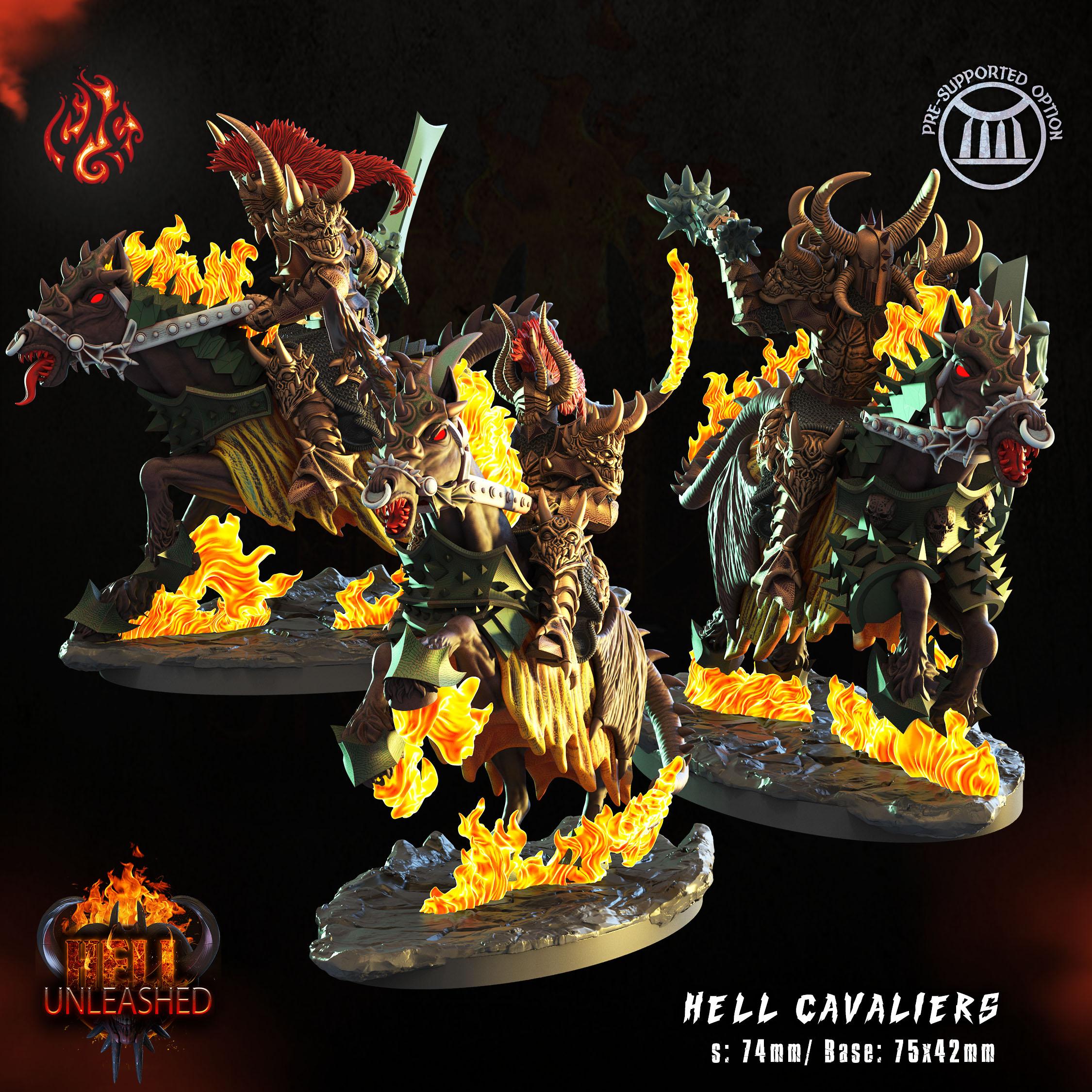 Hell Cavaliers 3d model