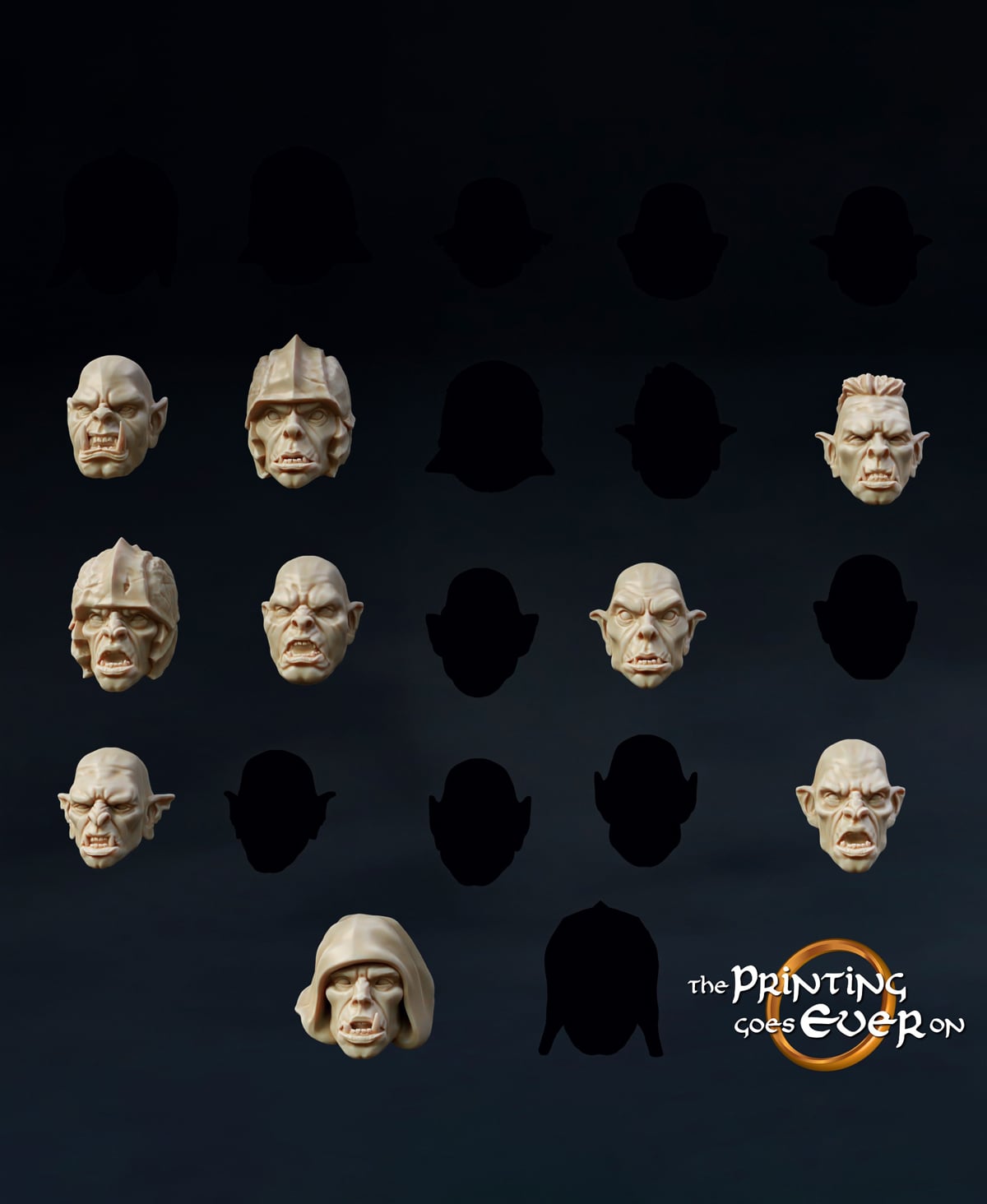 Modular Orc Warg Riders 3d model