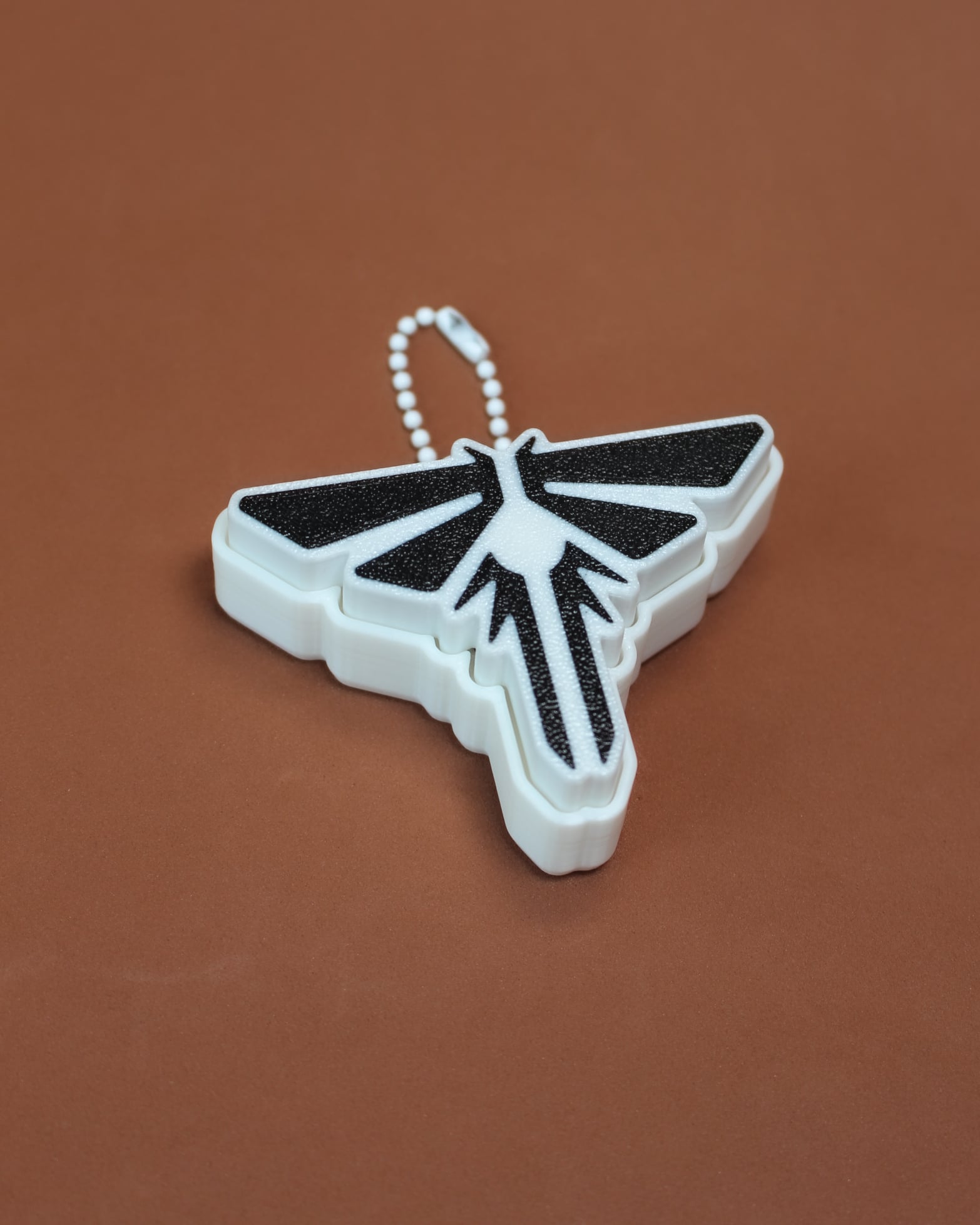 Logo Fireflies Fidget Clicker Keychain 3d model