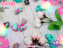 Mini Bunny Flexi + Lunar Dice Tower 3d model