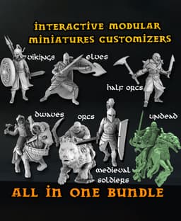 All in One Customizers Bundle 3d model