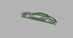 Porsche Wall Decor 3d model