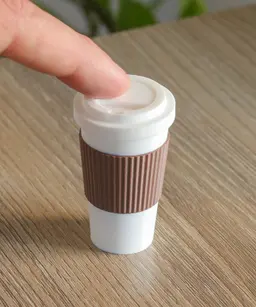 Coffee Cup Clicker – The Ultimate Fidget for Coffee Lovers! 3d model