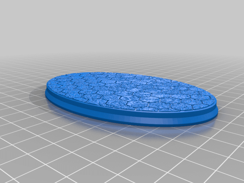 Scifi Hex Bases with Rim 3d model