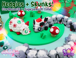 StarMouse3D x SugarPaws3D — Holiday Critter Collab! 3d model
