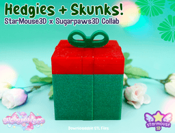 StarMouse3D x SugarPaws3D — Holiday Critter Collab! 3d model