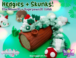 StarMouse3D x SugarPaws3D — Holiday Critter Collab! 3d model