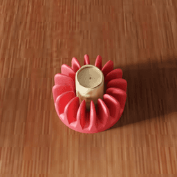 Radial Candle Holder 3d model