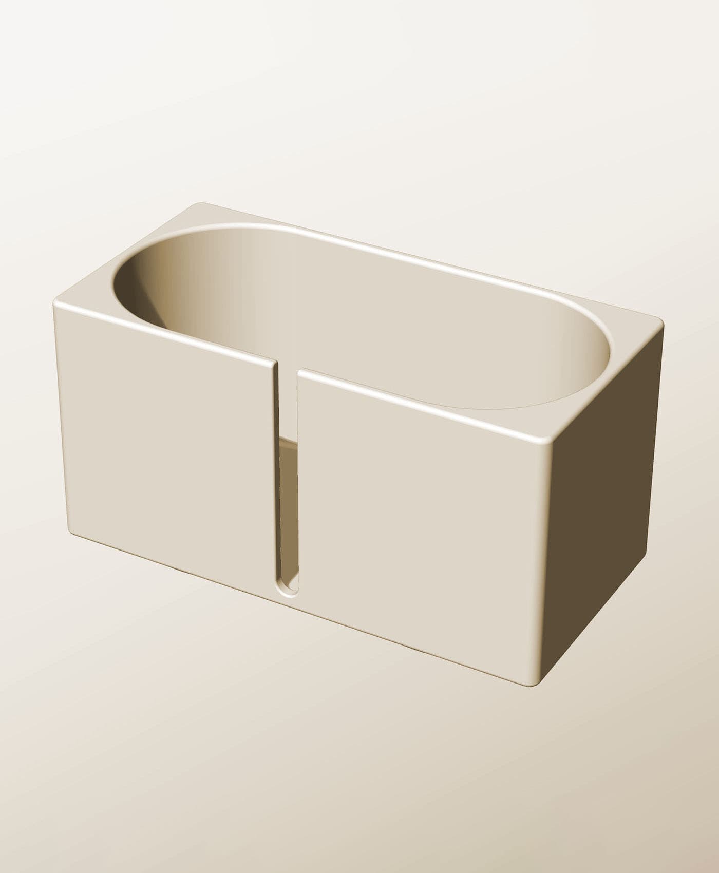 CX96-105-SB Slotted container modular stackable module bin box 3d model