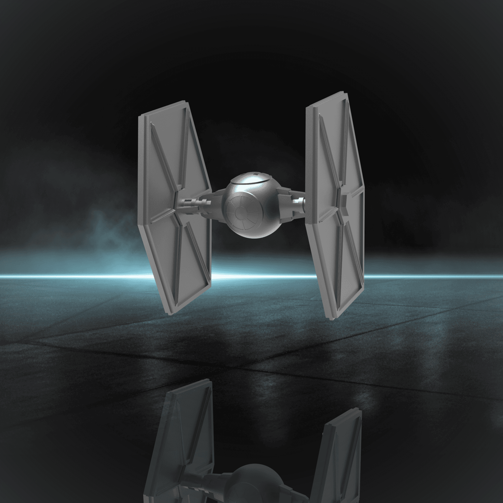 TIE Fighter -Star Wars Fanart 3d model