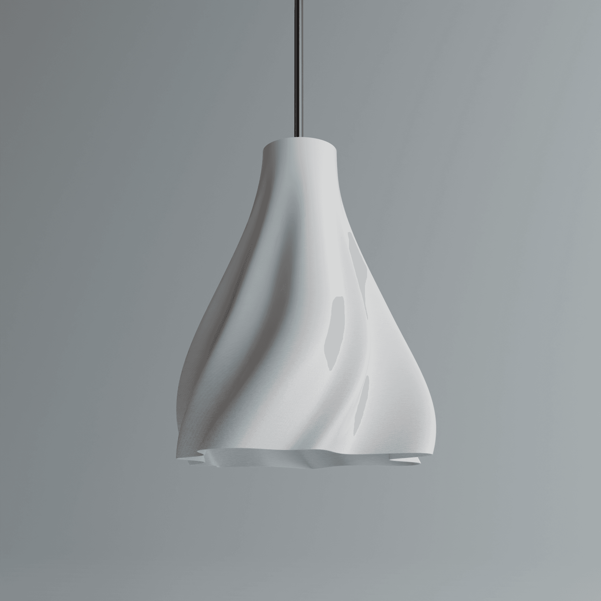 Silken Flow Pendant Lamp 3d model