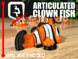 Articulated Clown Fish — The Reef's Brightest Little Swimmer 3d model
