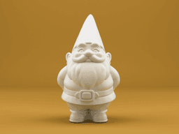 Classic Garden Gnome – 3D Printable Cute Standing Gnome Figurine 3d model