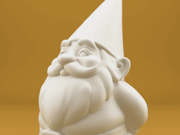 Classic Garden Gnome – 3D Printable Cute Standing Gnome Figurine 3d model