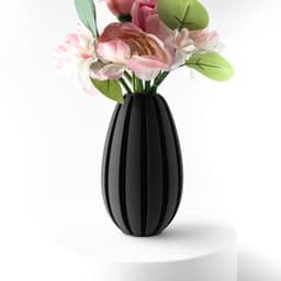 The Gani Vase, Modern and Unique Home Decor for Dried and Flower Arrangements | STL File 3d model