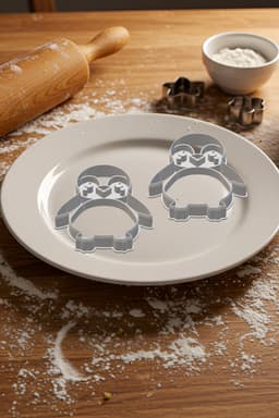 Penguin Cookie Cutter, Biscuit Cutter 3d model