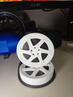 3SDM 0.06 Tire Coaster + Treaded Stand 3d model