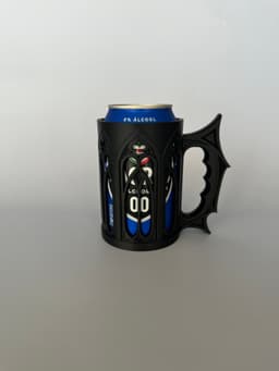 Gothic Beer/Pop Can Holder – 33 cl Can Cozy, Gothic Drink Sleeve, Cathedral Mug Style, Fantasy Bever 3d model