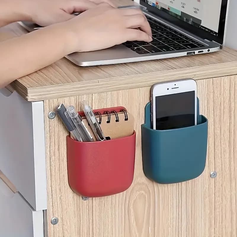 Wall Mounted Smarthpone, Remote Holder,Cable entry 3d model