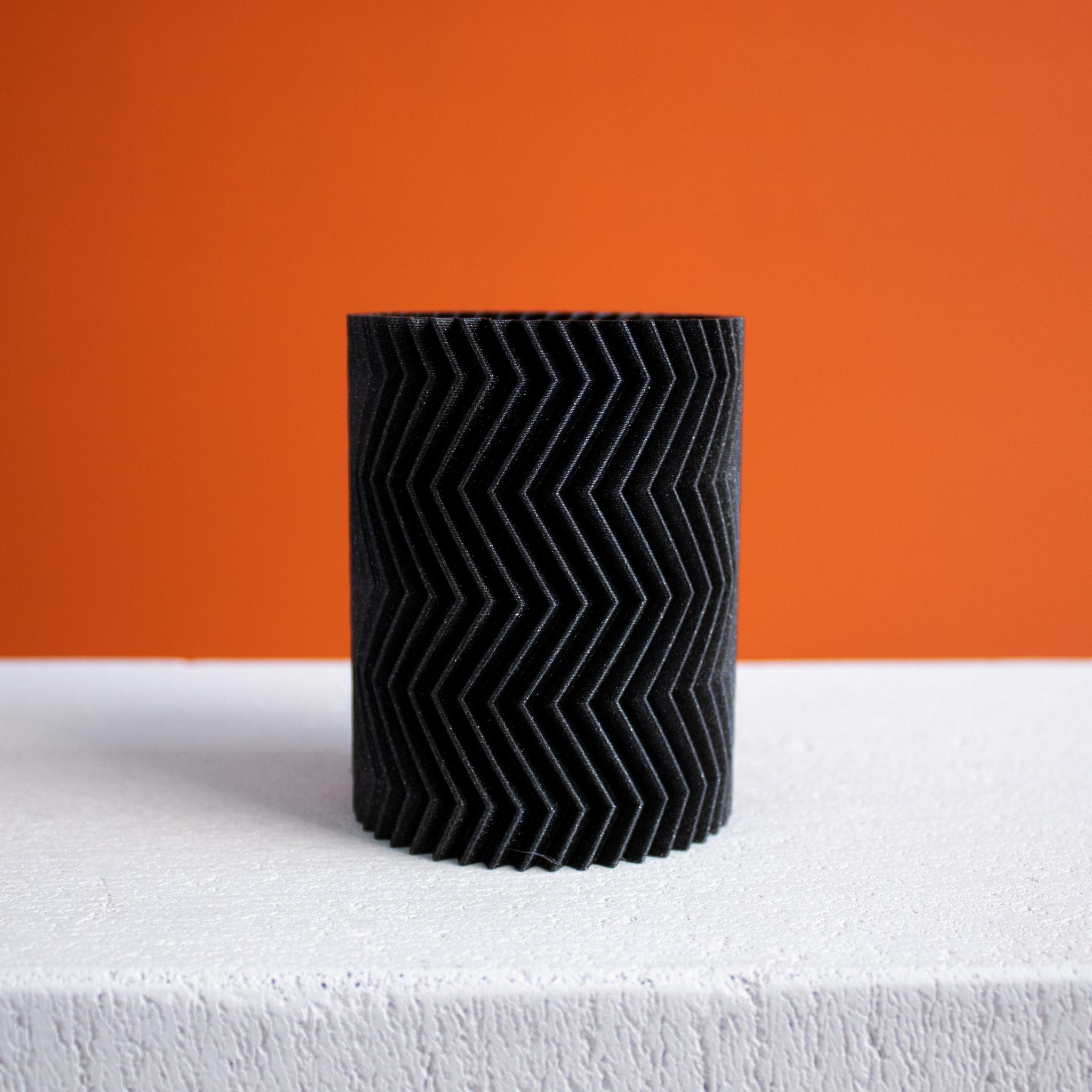  Zigzag Pencil Cup, Vase Mode 3d model