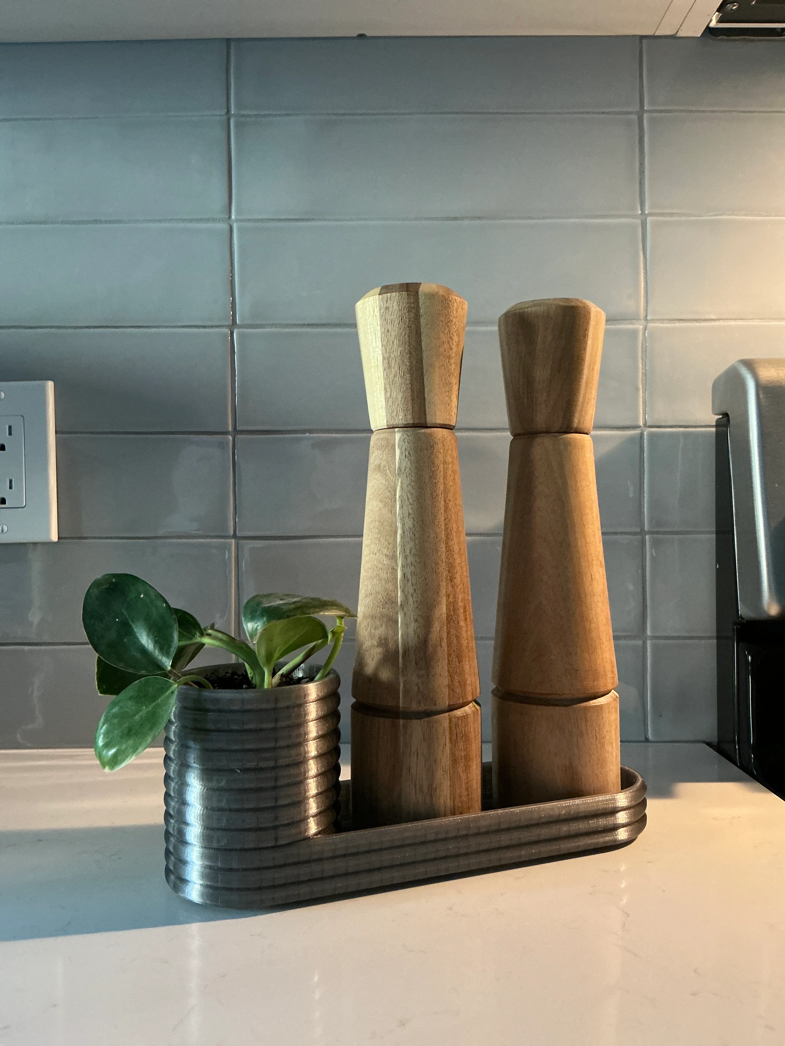 Perfect as a pepper mill stand as well!! Great fun! Thanks for the design