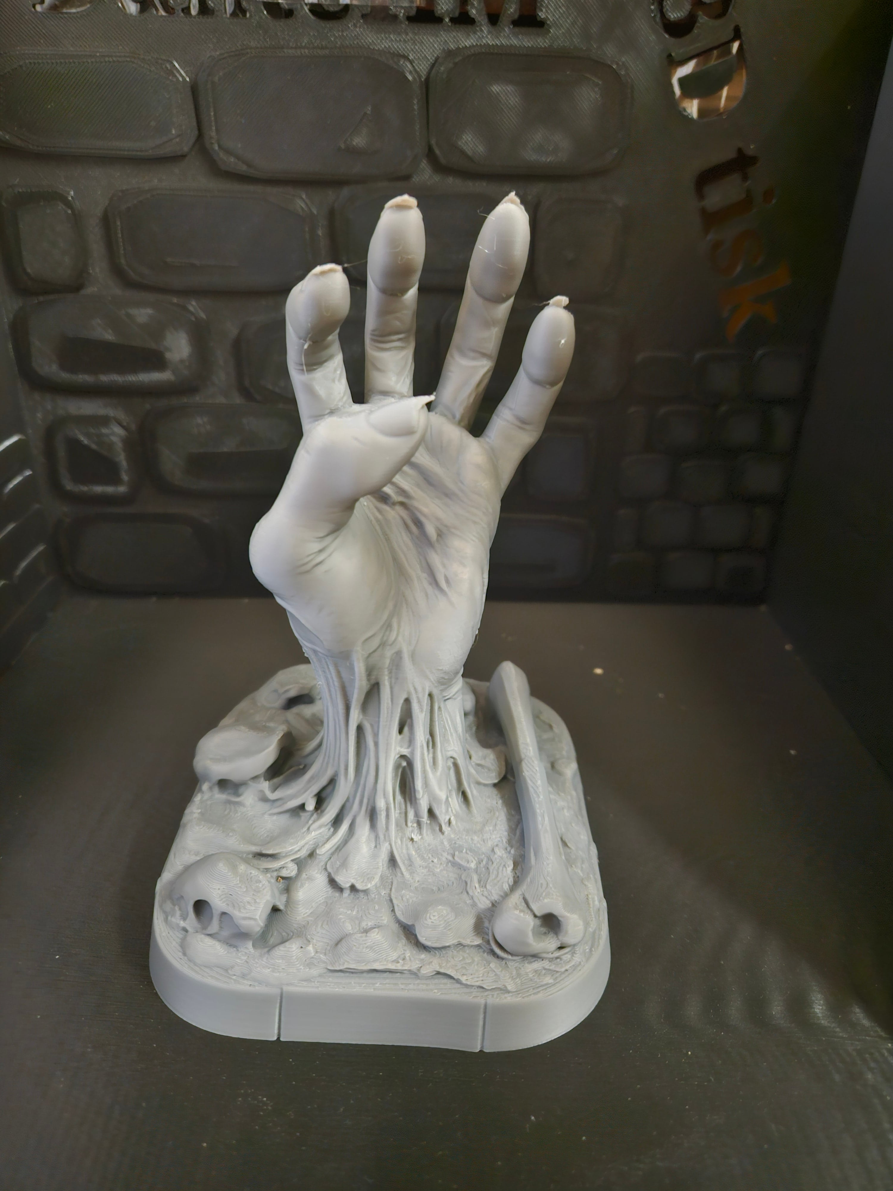 Zombie hand decoration 3d model