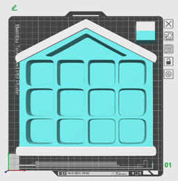 2025 Cottage Shelf 3d model