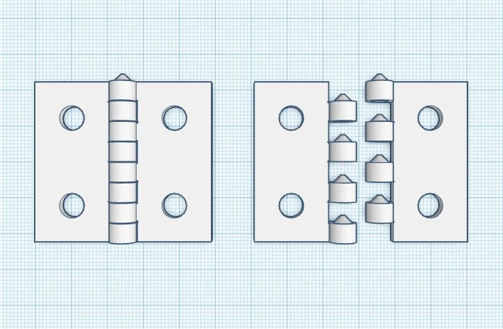 Print-In-Place Hinge 3d model