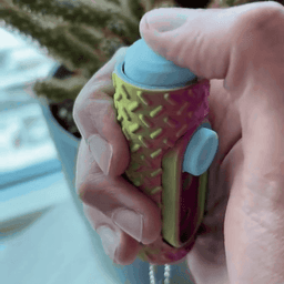 2 in 1 Fidget Toy, Magnetic Slider, Sensory Toy with keychain 3d model