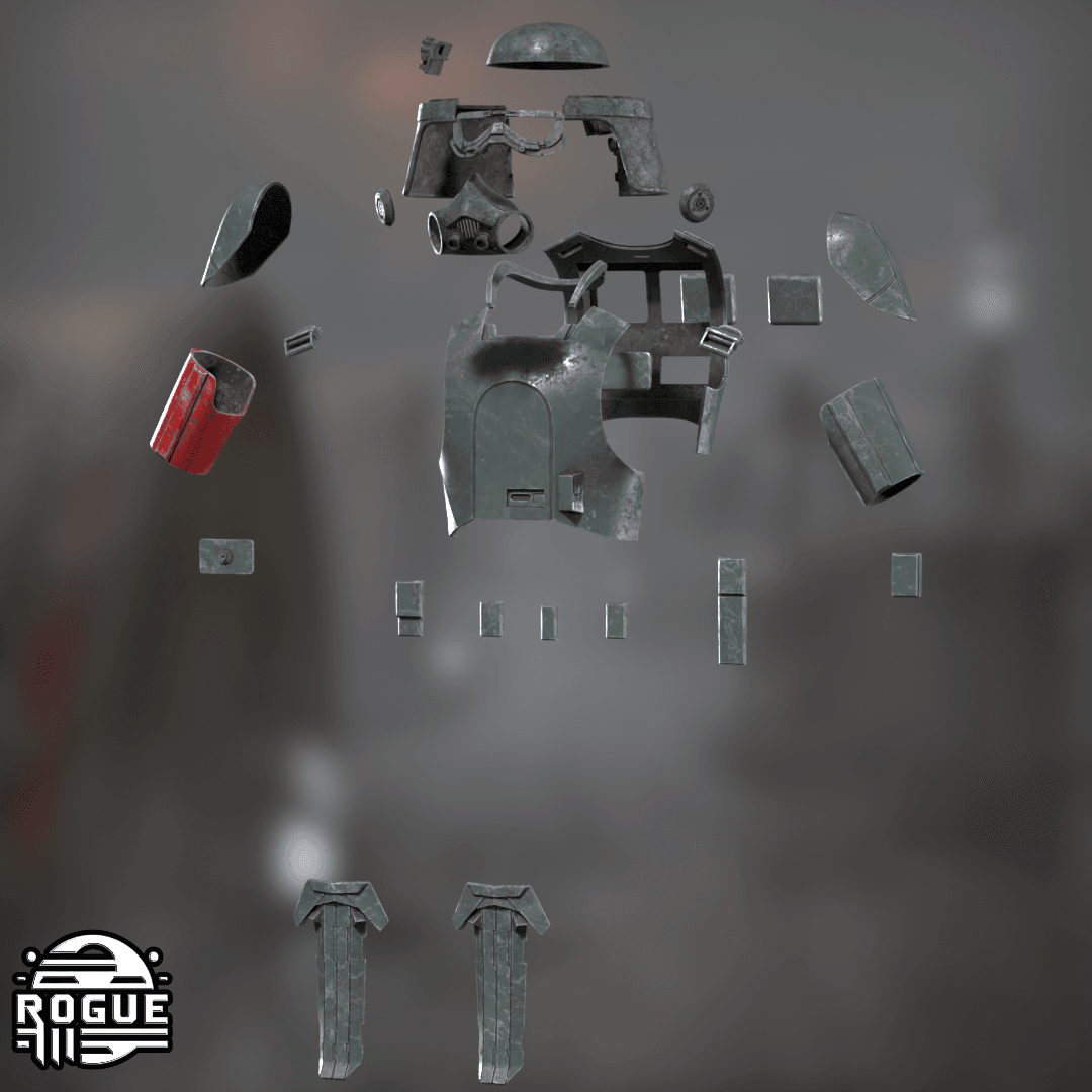 Mud Trooper Armor Set 3d model